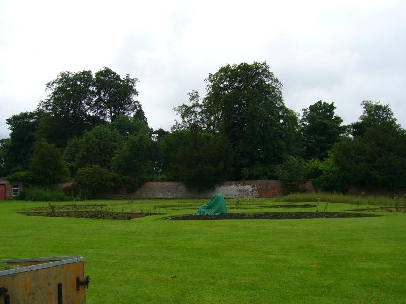 Walled garden looking south