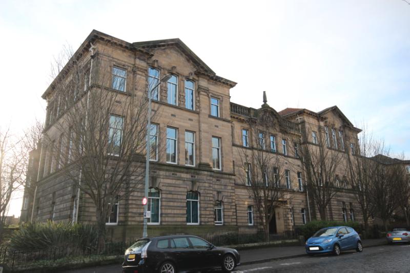 102 Warrender Park Road, front elevation with cars in foreground