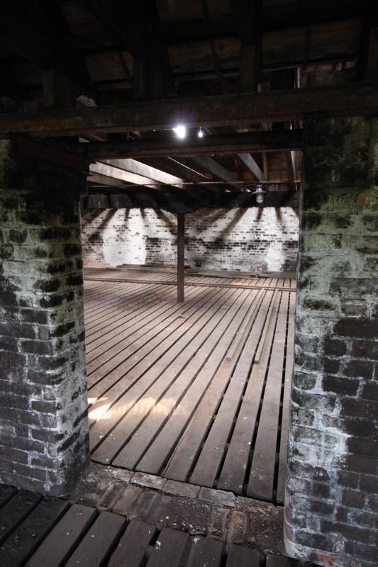 Former Interior of malting at Former Rosebank Distillery, Camelon Road, Falkirk, Forth and Clyde Canal.