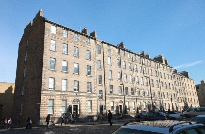 Southeast elevation, 30-35 Buccleuch Place, Edinburgh