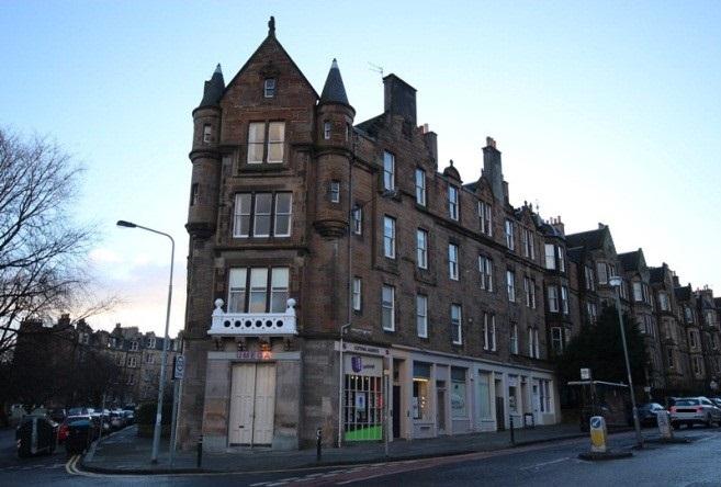 Northwest elevation, 1-9 (Odd Numbers) Marchmont Road and 1 Marchmont Crescent, Edinburgh