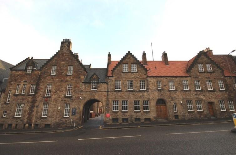 West elevation to the Pleasance, University of Edinburgh, Societies’ Centre, 60 The Pleasance, Edinburgh