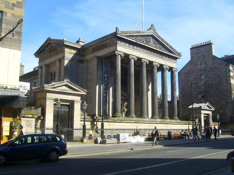 Southeast elevation, University of Edinburgh, Surgeon’s Hall, Including Screen Wall, Gates, Railings and Lamp Standards, Nicolson Street, Edinburgh