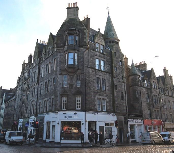 Northwest elevation, 2 St Mary’s Street and 274-278 (Even Numbers) Canongate, Edinburgh