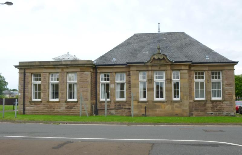 Former Sergeants’ mess, Redford infantry barracks, Colinton Road, Edinburgh, southwest elevation.