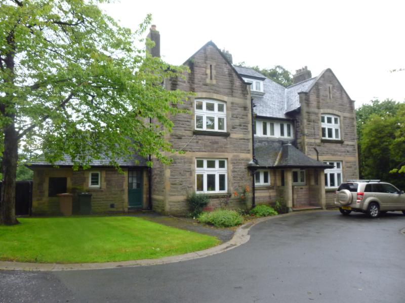 Balaclava House, Redford Cavalry Barracks, Colinton Road, Edinburgh, principal elevation to northeast, during daytime on dull day with cloudy sky.  