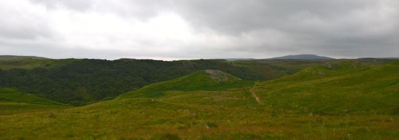 Armadale Burn broch general view.