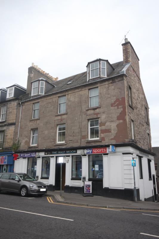 33 North Methven Street and 16A, 16B and 16C Foundry Lane, North Methven Street Elevation, looking east, during daytime.