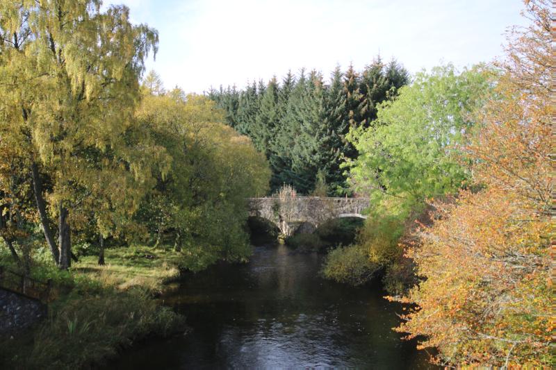 General view of Amulree Bridge looking east on a clear day 
